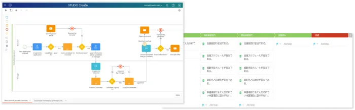 業務プロセスの自動化に特化したノーコード基盤
