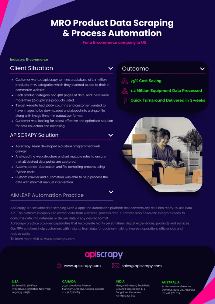 Data Scraping & Process Automation