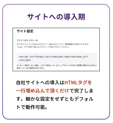 導入はきわめて簡単