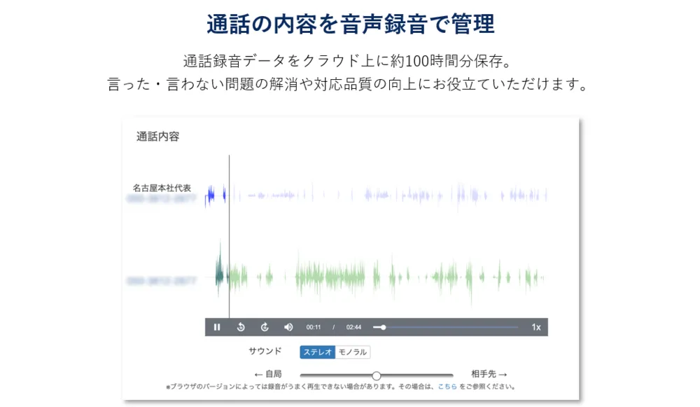 通話録音