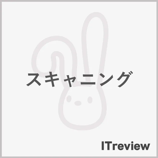 スキャニング