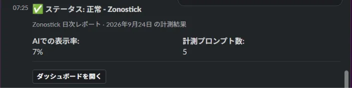 Slackへの通知
