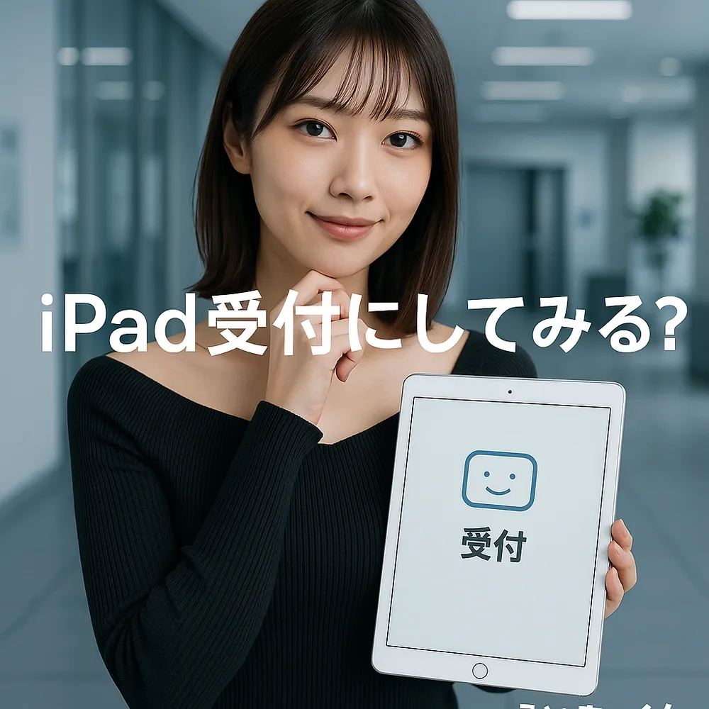 iPad受付でスタイリッシュに