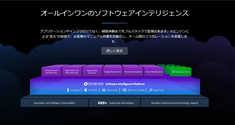 オールインワンのソフトウェアインテリジェンス