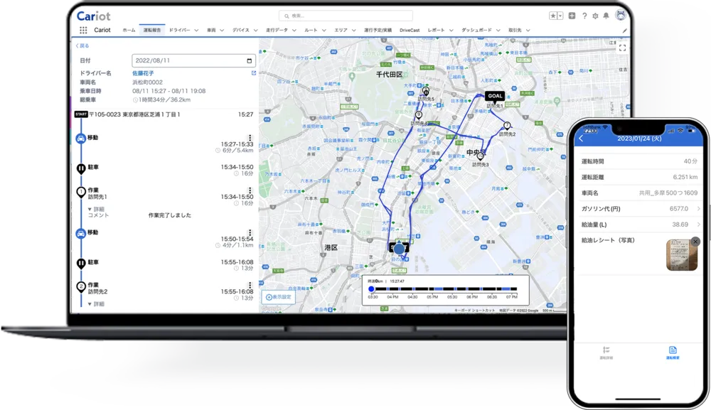 ■運転日報・月報のデジタル化