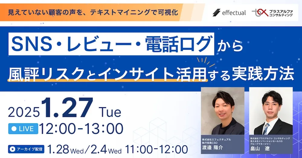 ”SNS・レビュー・電話ログ”から 風評リスクとインサイト活用する実践方法