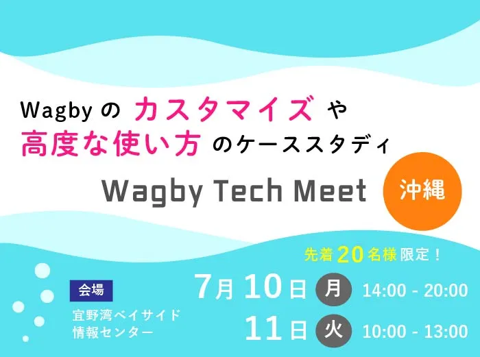 Wagby Tech Meet in 沖縄