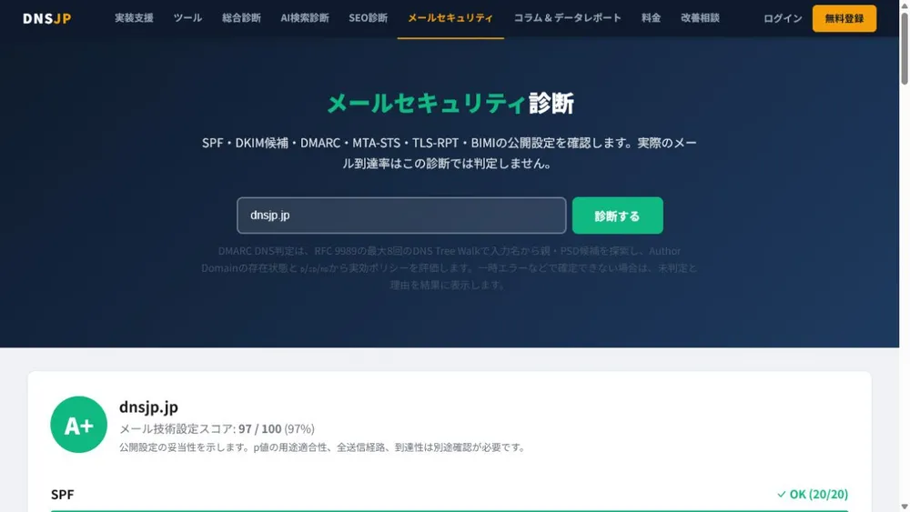 メールセキュリティ診断
