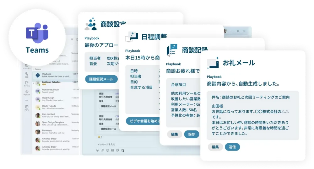 使い慣れたチャットツールから操作