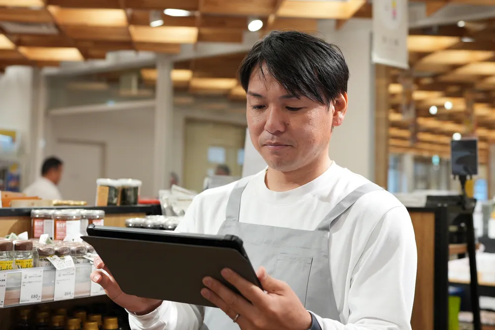 タブレットでも発注業務が可能