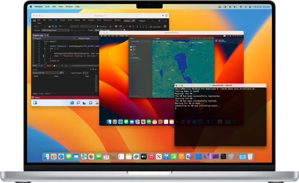 Parallels® Desktop 19 for Mac の特徴