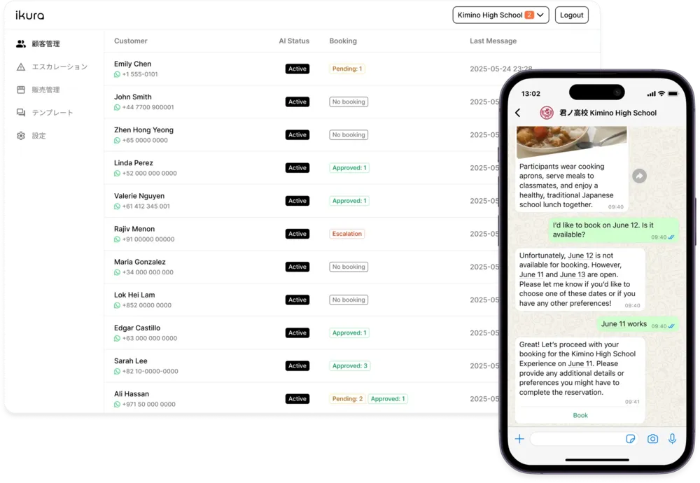 AIインバウンド担当