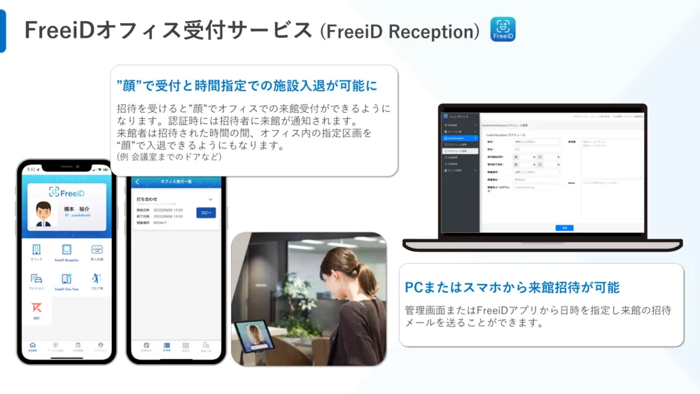 FreeiDオフィス受付サービス