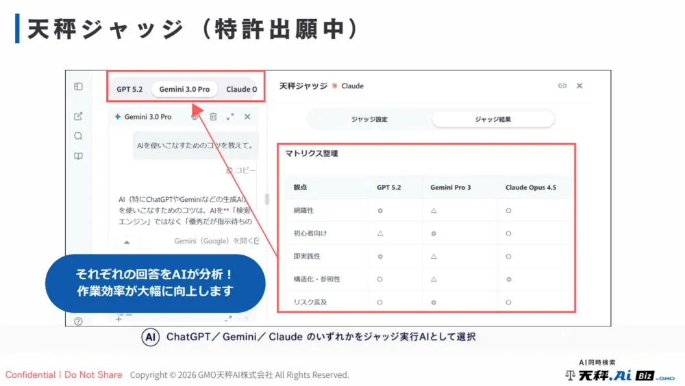 天秤ジャッジ（特許出願中）