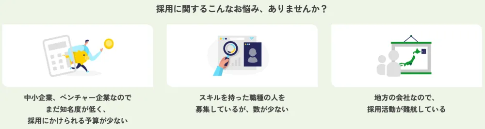 ヤギオファーは「1万円de採用」
