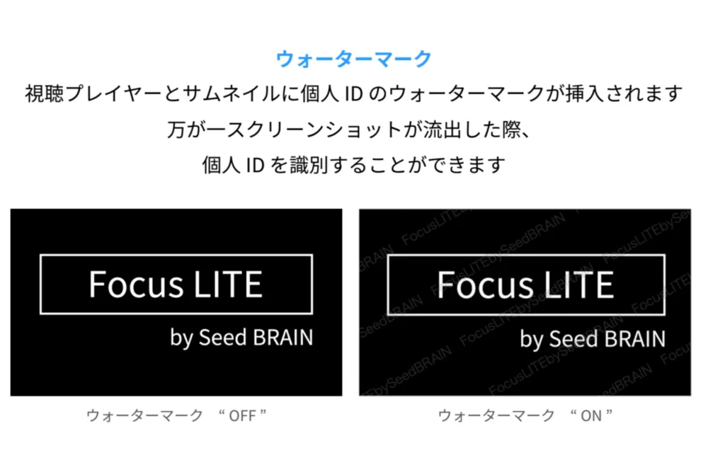 万が一、流出しても流出元を識別 | ウォーターマーク