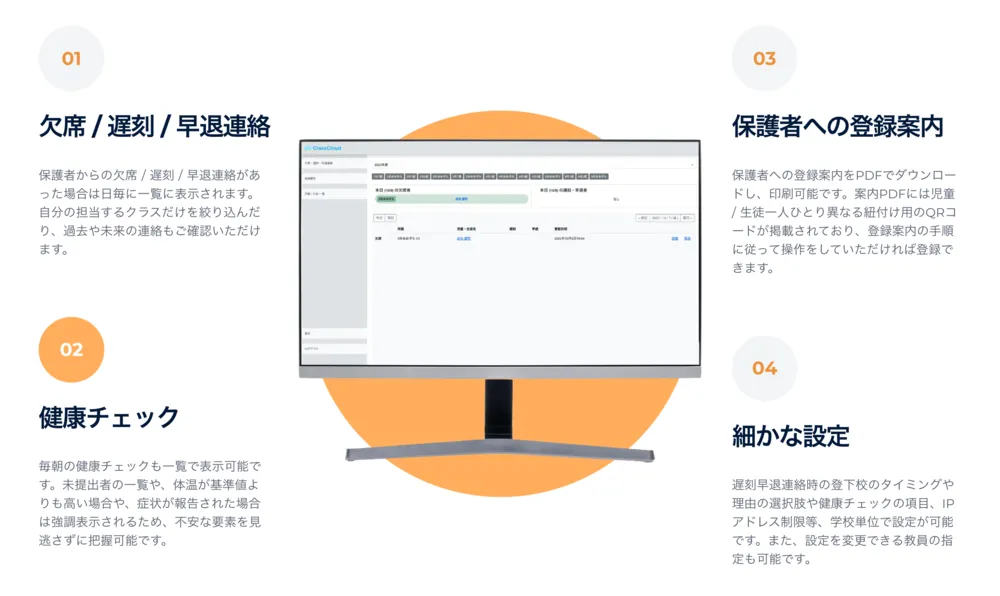 教職員向け機能