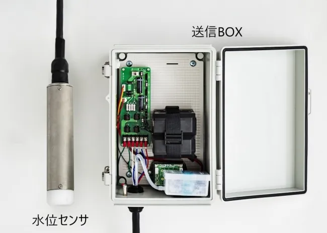 簡易無線水位計測サービス 無線水位計