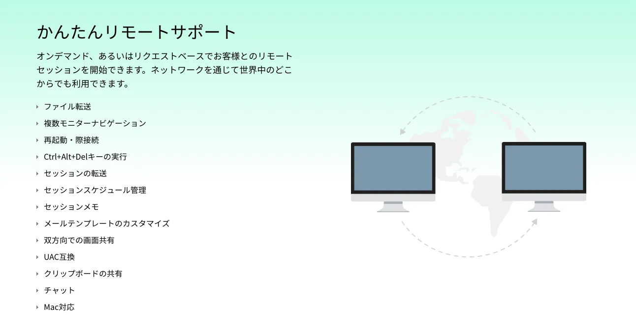 かんたんリモートサポート