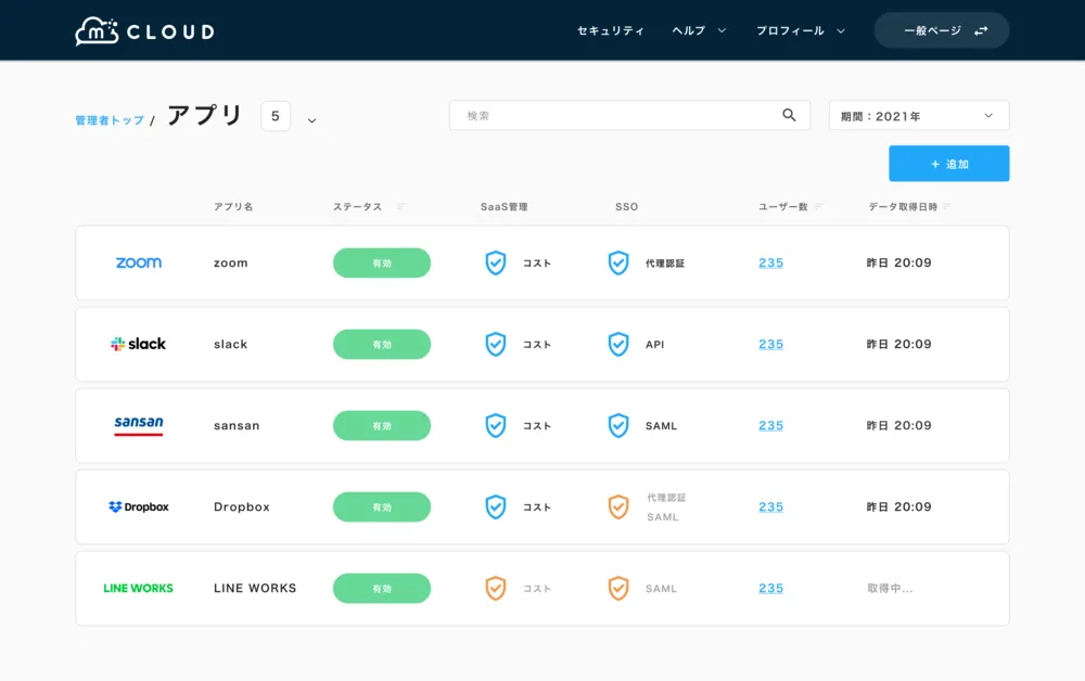 メタップスクラウドでSaaSを管理することで アカウント運用を効率化