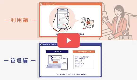 Create!Webフロー　機能・特長紹介動画