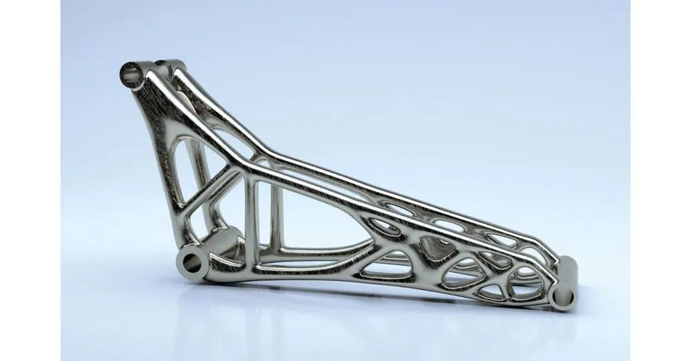 3D プリンターで作成された バイクのロッカーアームの最適なコンセプト