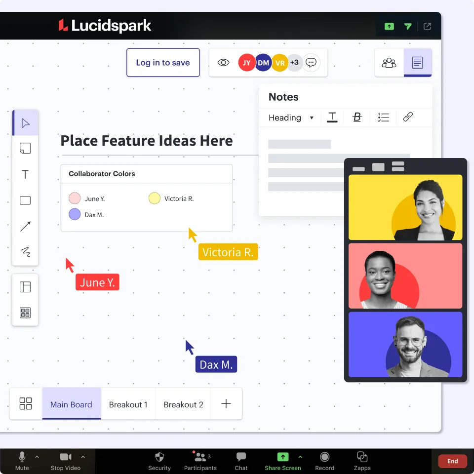 Zoom＋Lucidspark