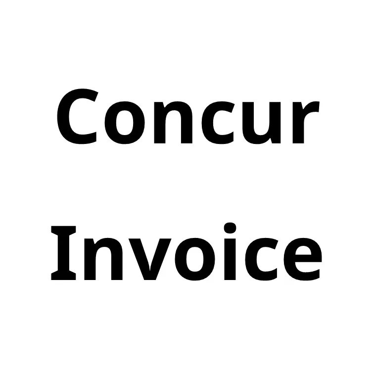 Concur Invoice