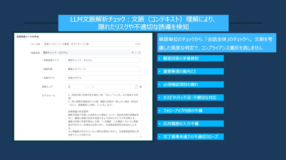 LLM文脈解析チェック