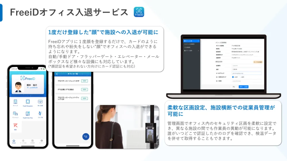 FreeiDオフィス入退サービス