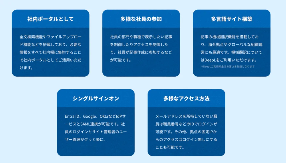 さまざまな運用パターンに対応！