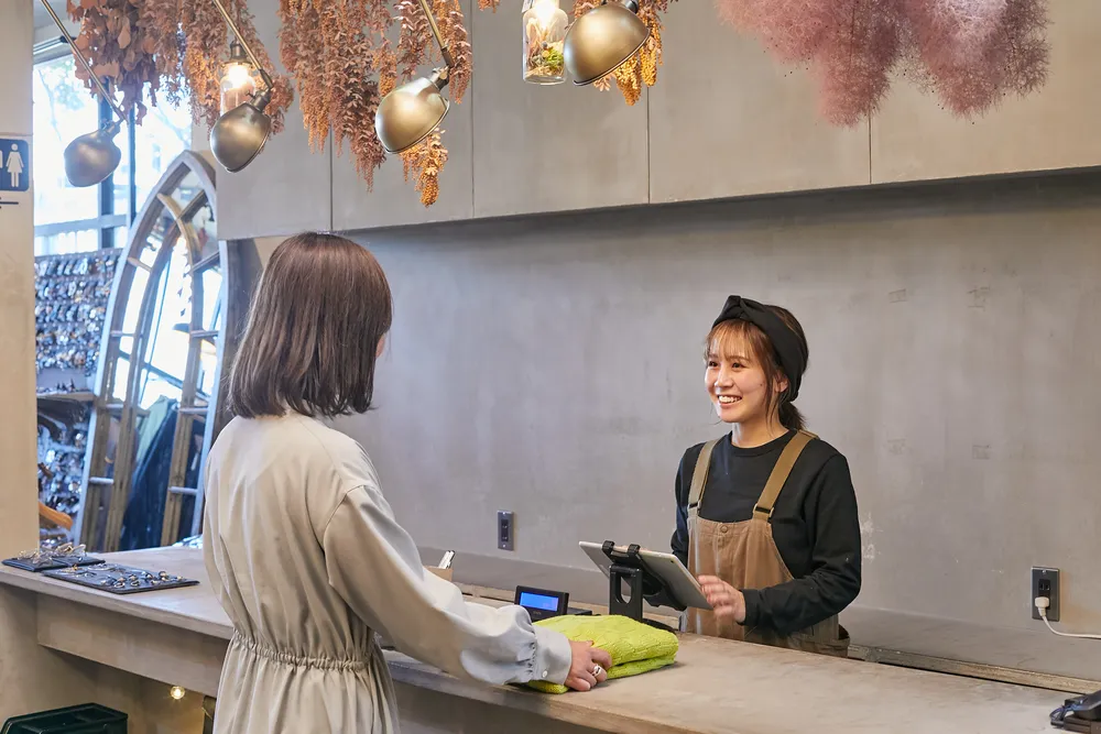 小売店におけるスマレジの利用シーン