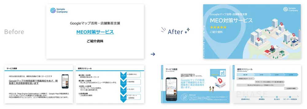 Before After
