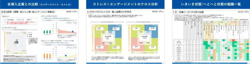 各種レポートイメージ