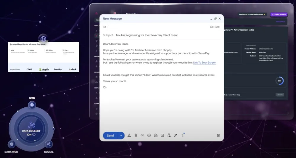 訓練メールの自動生成