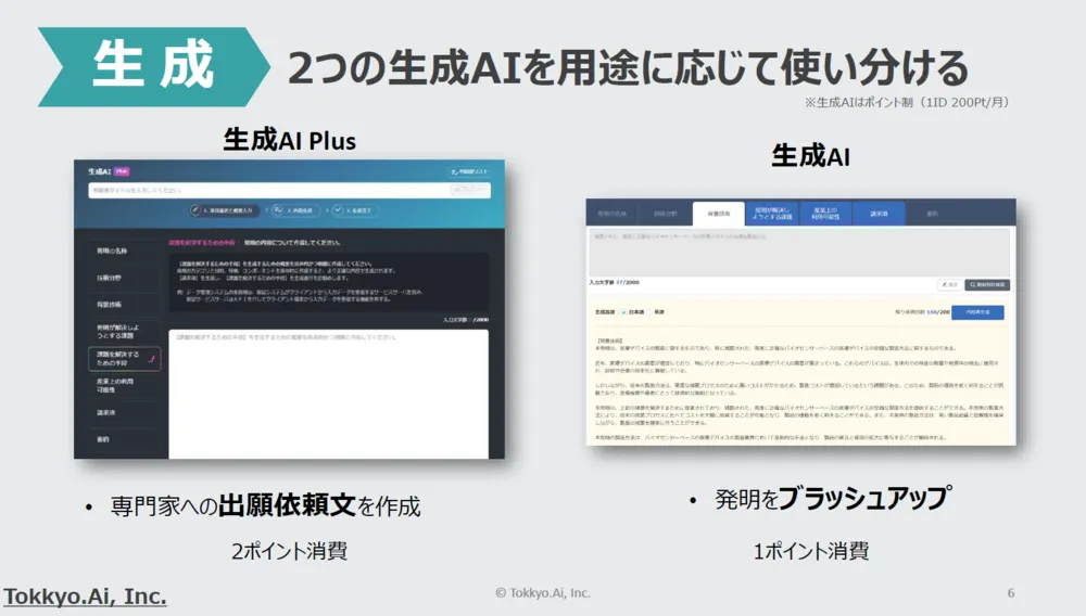 生成AI　2つの生成AIを用途に応じて使い分ける