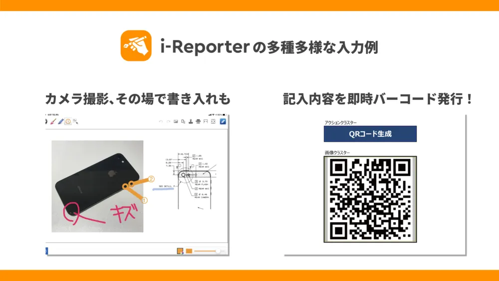 i-Reporterの多種多様な入力例その3