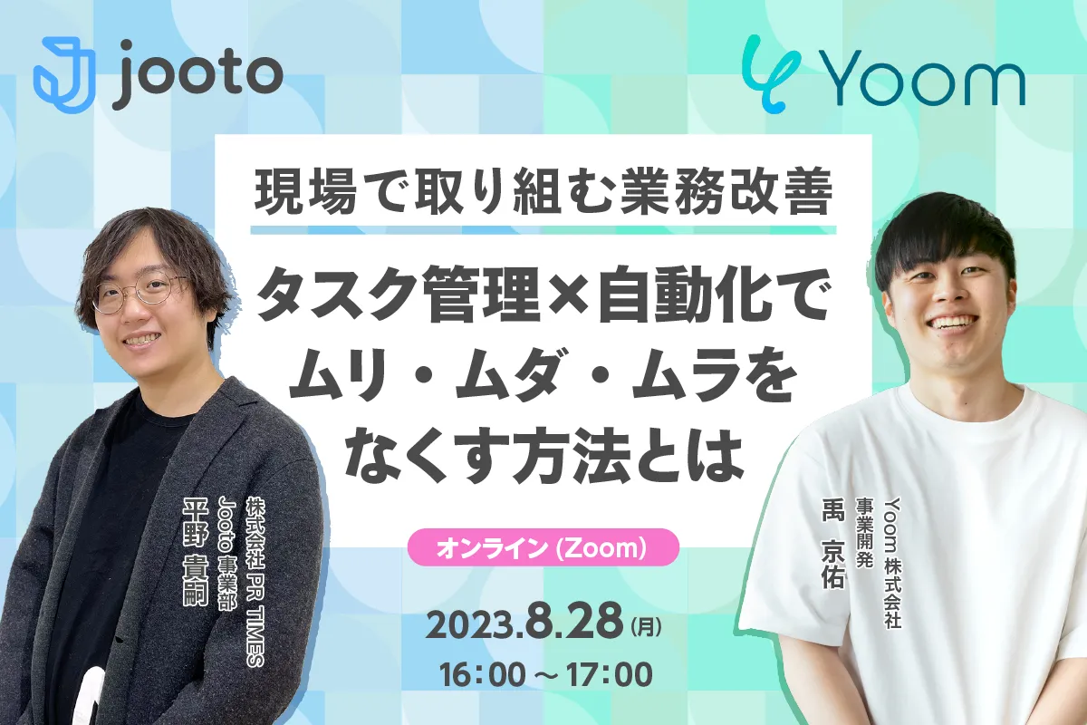 現場で取り組む業務改善！タスク管理×自動化でムリ・ムダ・ムラをなくす方法とは