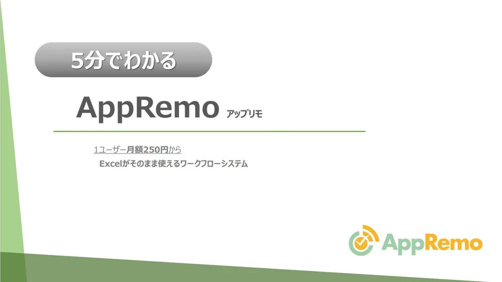 5分でわかる！AppRemo製品ガイド
