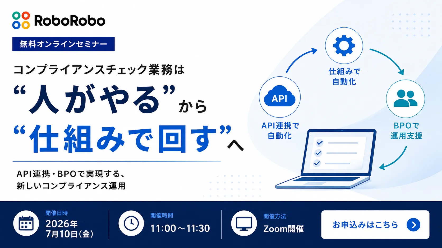 「人がやる」から「仕組みで回す」へ ～API連携・BPOで実現する、効率化と継続的なリスク管理～