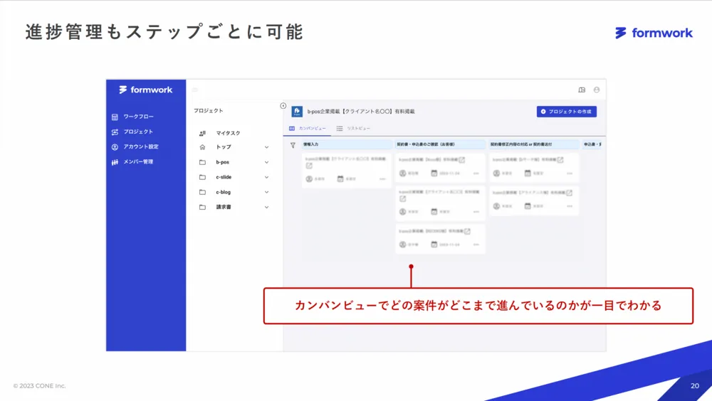 わかりやすい進捗管理