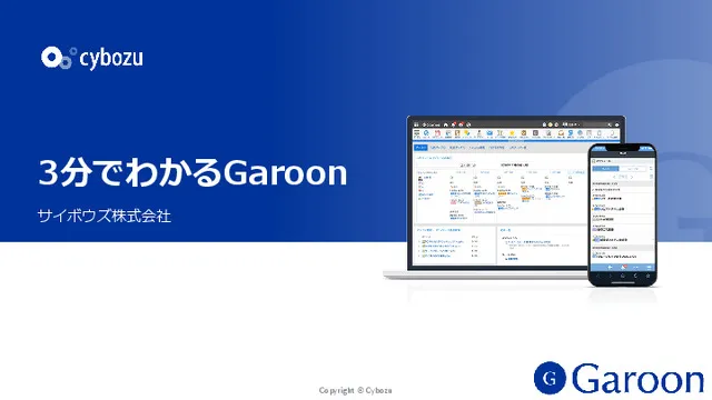 3分でわかるGaroon