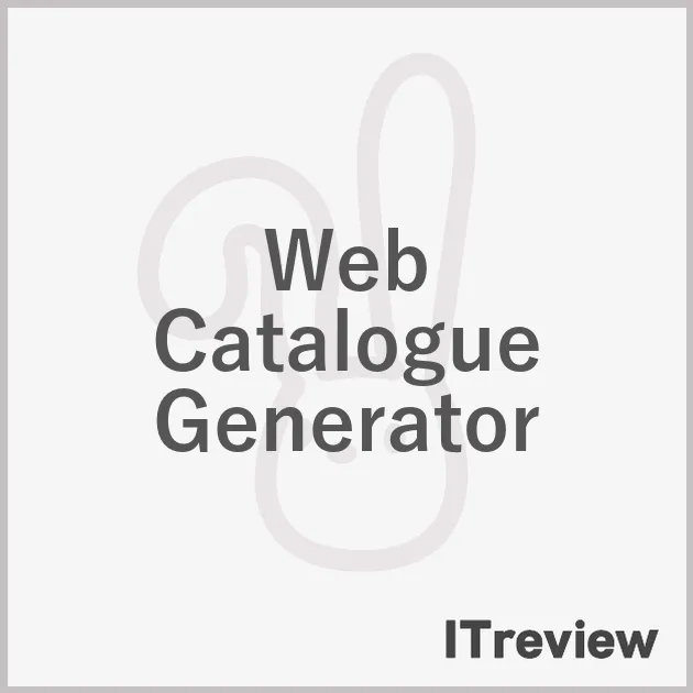 Web Catalogue Generator