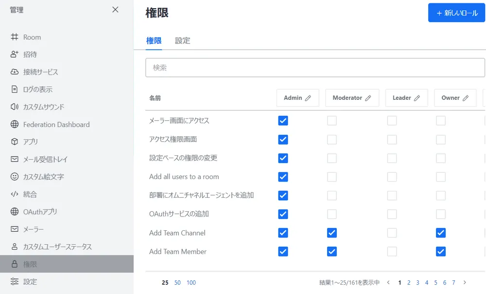 権限設定が可能！