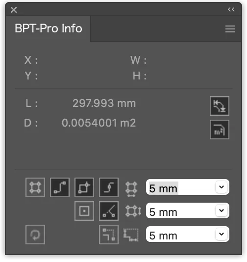BPT-Pro 情報パレット