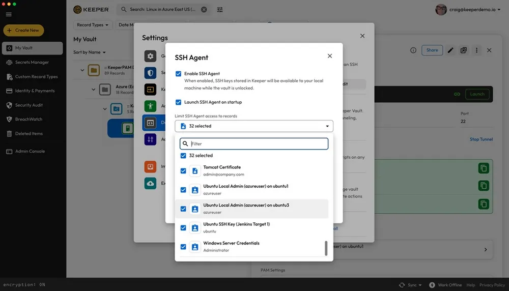 SSHエージェント