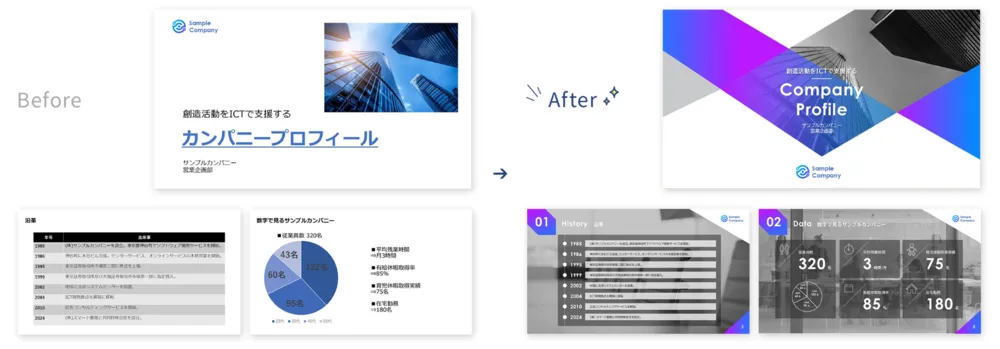 Before After