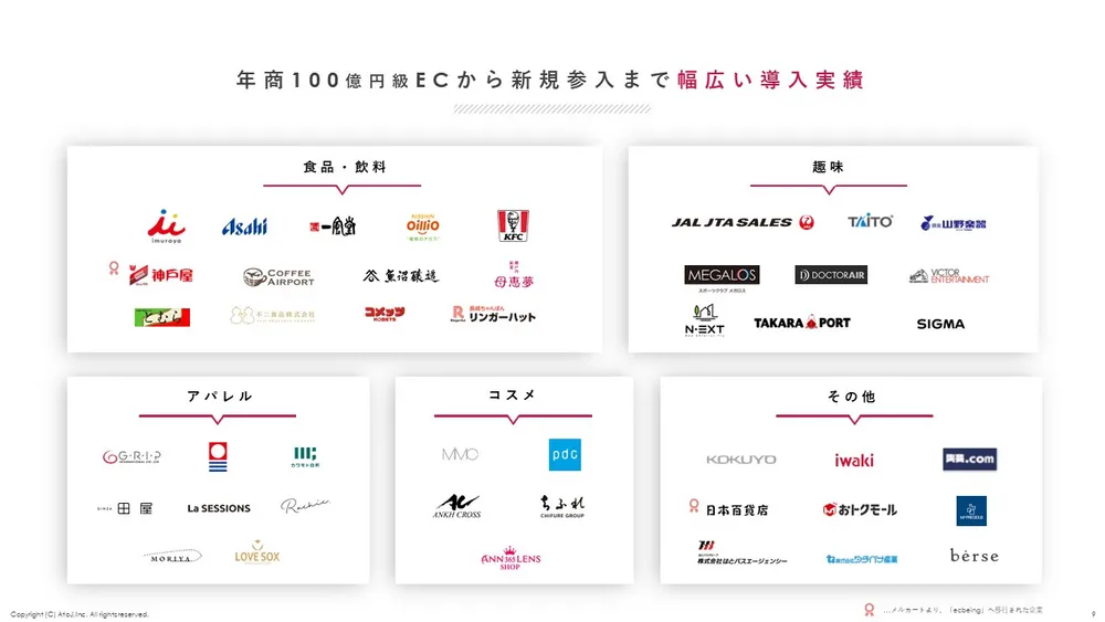 導入企業様の一例