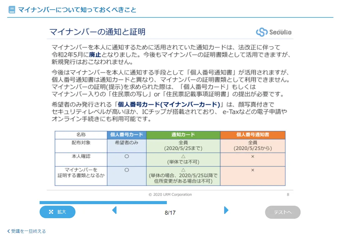 手軽に本格セキュリティ教育！ eラーニング機能