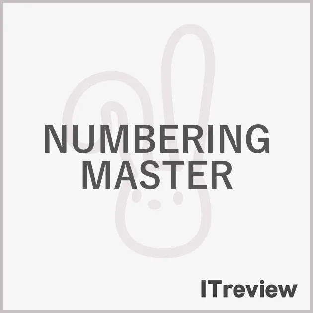 NUMBERING MASTER